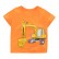 Child T-shirt European and American style summer new childrens clothing T-shirt knit cotton short-sleeved children