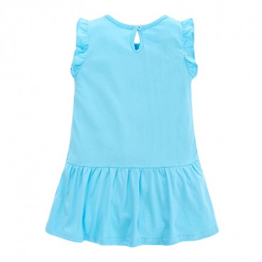 Childrens dress Europe and the United States childrens clothing summer new girl dress cotton short sleeve childrens