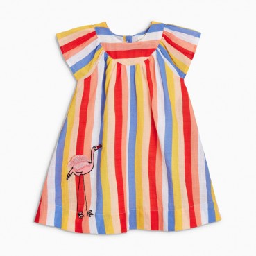 Summer new product childrens clothing dress European beauty skirt cotton short-sleeved girl dress