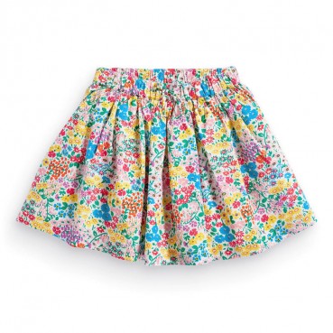 Child short skirt European and American childrens clothing summer new children skirt knit print girl skirt