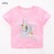 Childrens clothing T-shirt European and American style summer new childrens clothing cotton children T-shirt round