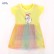 Childrens dress Europe and the United States childrens clothing summer new girl dress short-sleeved mesh childrens