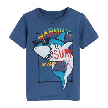 European and American T-Shirt summer new childrens clothing boys t-shirt knit cotton short-sleeved child T-shirt