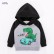 European and American childrens winter new child sweater round neck long sleeve hooded childrens sweater fleece