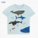 Childrens clothing T-shirt European and American childrens clothing summer short-sleeved boy t-shirt round neck