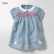 European Gig Summer new girl dress short-sleeved cotton wave point print children skirt