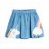 Summer new childrens dress half-length skirt European and American denim children skirt cartoon embroidered girl