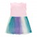 Childrens dress European and American childrens clothing summer new girl dress short sleeve childrens skirt