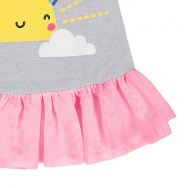 Childrens dress summer new European and American childrens clothing cotton children skirt cartoon girl dress