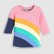 Autumn new European and American style brand childrens clothing dress knit long-sleeved childrens dress cotton print