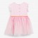 Water skirt European and American childrens wear summer new girl dress mesh splicing short-sleeved childrens skirt