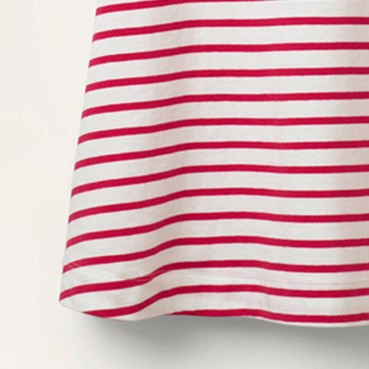 Child skirt summer new European and American childrens clothing color matching striped girl dress knit children skirt