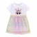 Childrens dress Europe and the United States childrens clothing summer new girl dress short-sleeved mesh childrens