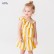 Girls set Europe and the United States childrens clothing summer new knitting children set sleeveless childrens suit