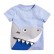 European and American childrens clothing summer new boys t-shirt knit cotton short-sleeved cartoon children T-shirt