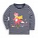 European and American brand childrens clothing childrens T-shirt knit cotton boys t-shirt round collar cartoon