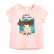 European and American childrens children T-shirt round neck cotton short-sleeved girl T-shirt summer new boy T-shirt