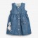 Child skirt European and American childrens clothing summer new childrens skirt girls dress sleeveless denim