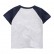 Child t-shirt European and American childrens clothing summer new childrens short-sleeved T-shirt cotton contrast