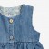 Child skirt European and American childrens clothing summer new childrens skirt girls dress sleeveless denim