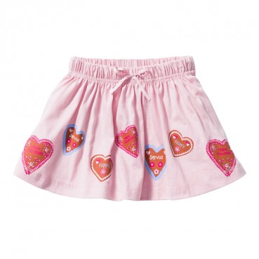 European and American skirt summer new childrens clothing girls skirt knit cotton childrens dress short skirt