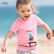 European and American childrens children T-shirt round neck cotton short-sleeved girl T-shirt summer new boy T-shirt