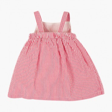 Childrens dress European and American childrens clothing summer new striped girls dress hamper children skirt