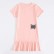 Summer new European and American childrens clothing dress short-sleeved childrens skirt cotton printing childrens