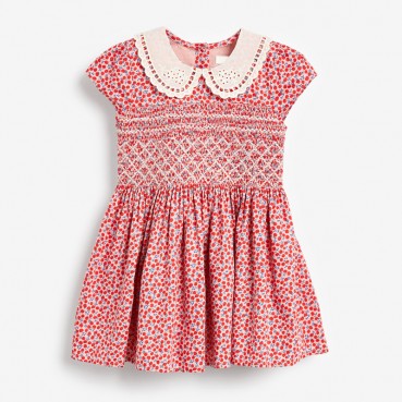 Child skirt Europe and the United States style childrens clothing dress knit cotton print girls dress summer