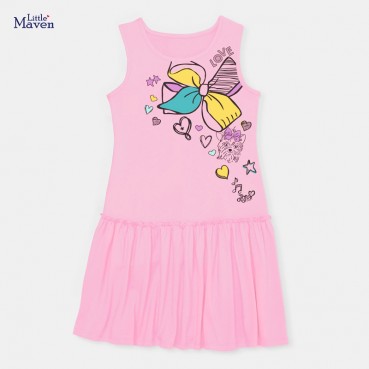 Girls dresses European and American childrens wear summer new children skirt cotton sleeveless children skirt