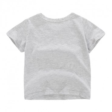 Boy t-shirt European and American style summer new childrens clothing cotton children T-shirt round neck