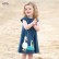 Summer childrens clothing dress European and American childrens skirt cotton girls dress