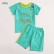 Summer new childrens clothing set Europe and the United States short-sleeved boy suit cotton suit