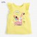 Girls T-shirt European and American childrens wear summer new non-sleeve t-shirt knit girl bottoming shirt