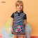 Girls dress European and American childrens clothing summer new girl skirt striped print girl skirt