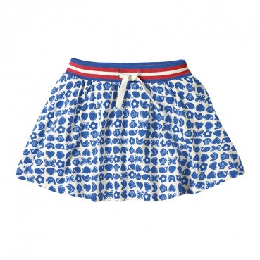 Child skirt European and American childrens clothing girl skirt knit cotton summer new childrens clothing skirt