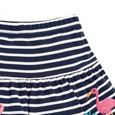 Child skirt European and American childrens clothing girl skirt knit cotton summer new childrens clothing skirt