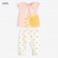 European beauty suit summer new childrens clothing suit short sleeve girl suit cotton suit