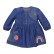 Autumn childrens clothing dress European and American skirt woven imitation denim long sleeve girl dress