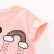 European and American T-Shirt summer new childrens clothing short-sleeved children T-shirt cotton round neck girl