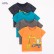 Child T-shirt European and American style summer new childrens clothing T-shirt knit cotton short-sleeved children