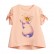 Child T-shirt European and American childrens clothing summer new girl short-sleeved T-shirt cotton round neck