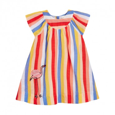 Summer new product childrens clothing dress European beauty skirt cotton short-sleeved girl dress