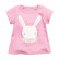 Summer girl T-shirt European and American short-sleeved children T-shirt knit cotton childrens clothing T-shirt