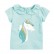 Girls T-shirt European and American childrens clothing summer new short sleeve children T-shirt knit cotton