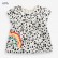 Child T-shirt European and American childrens clothing summer new short-sleeved girl T-shirt cartoon leopard children