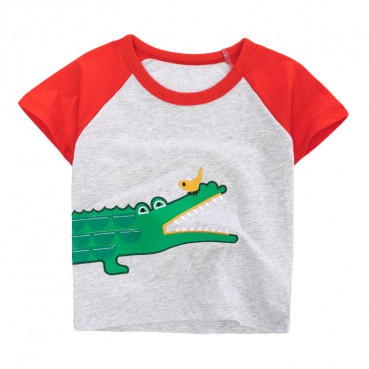 Child T-shirt European-style childrens clothing summer new children T-shirt cotton short-sleeved boy t-shirt