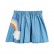 Summer new childrens dress half-length skirt European and American denim children skirt cartoon embroidered girl