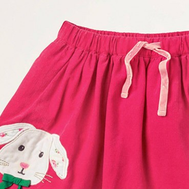 Child skirt summer new European and American childrens clothing girl skirt cotton embroidered cartoon girl skirt