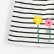 Girl T-shirt European and American childrens wear summer new short-sleeved children T-shirt cartoon striped bottoming